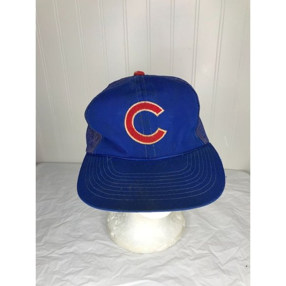 Vintage Chicago Cubs sports specialties trucker mesh snapback hat cap - Picture 1 of 6